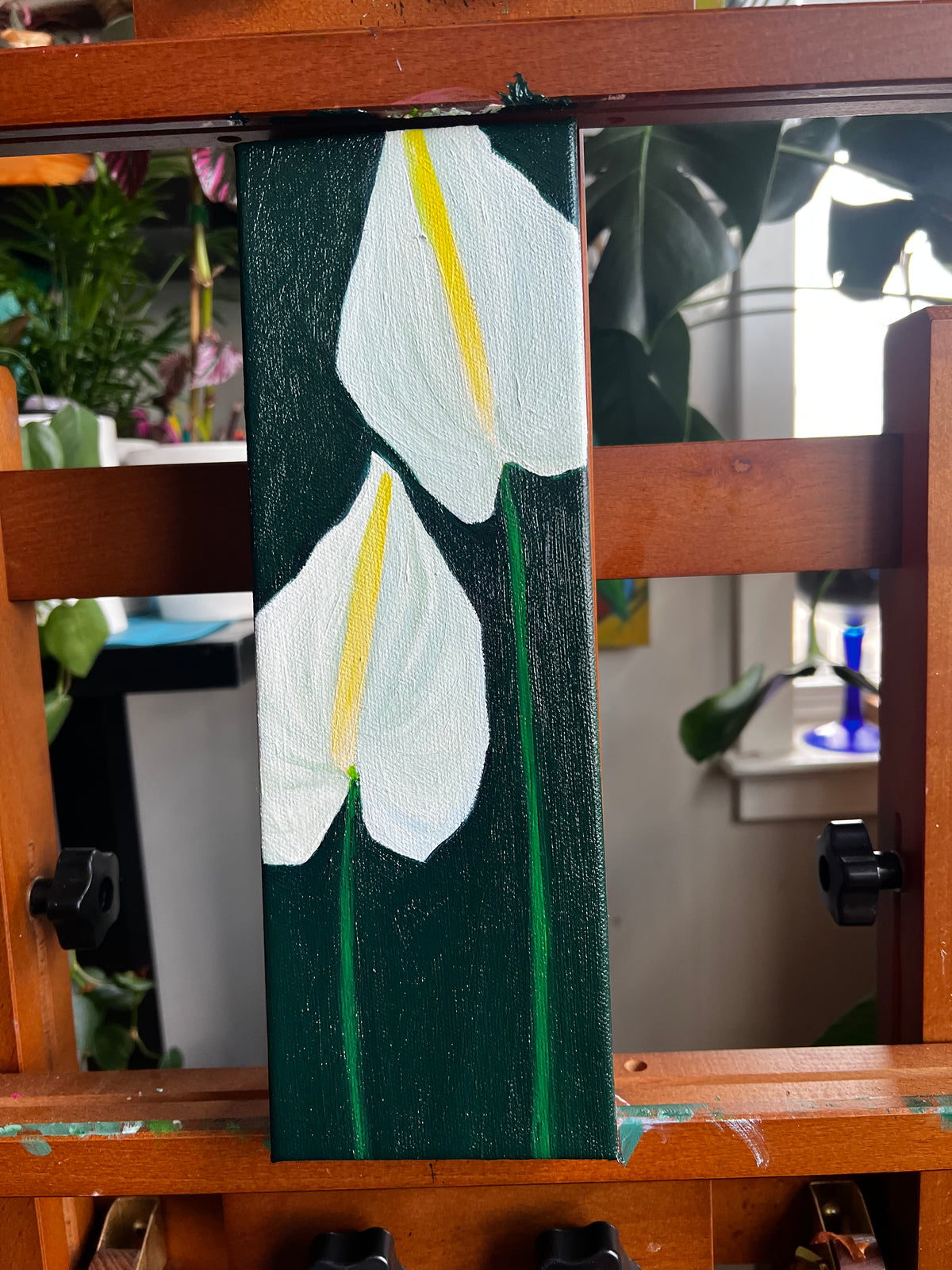 Mini Painting : Anthurium Flowers
