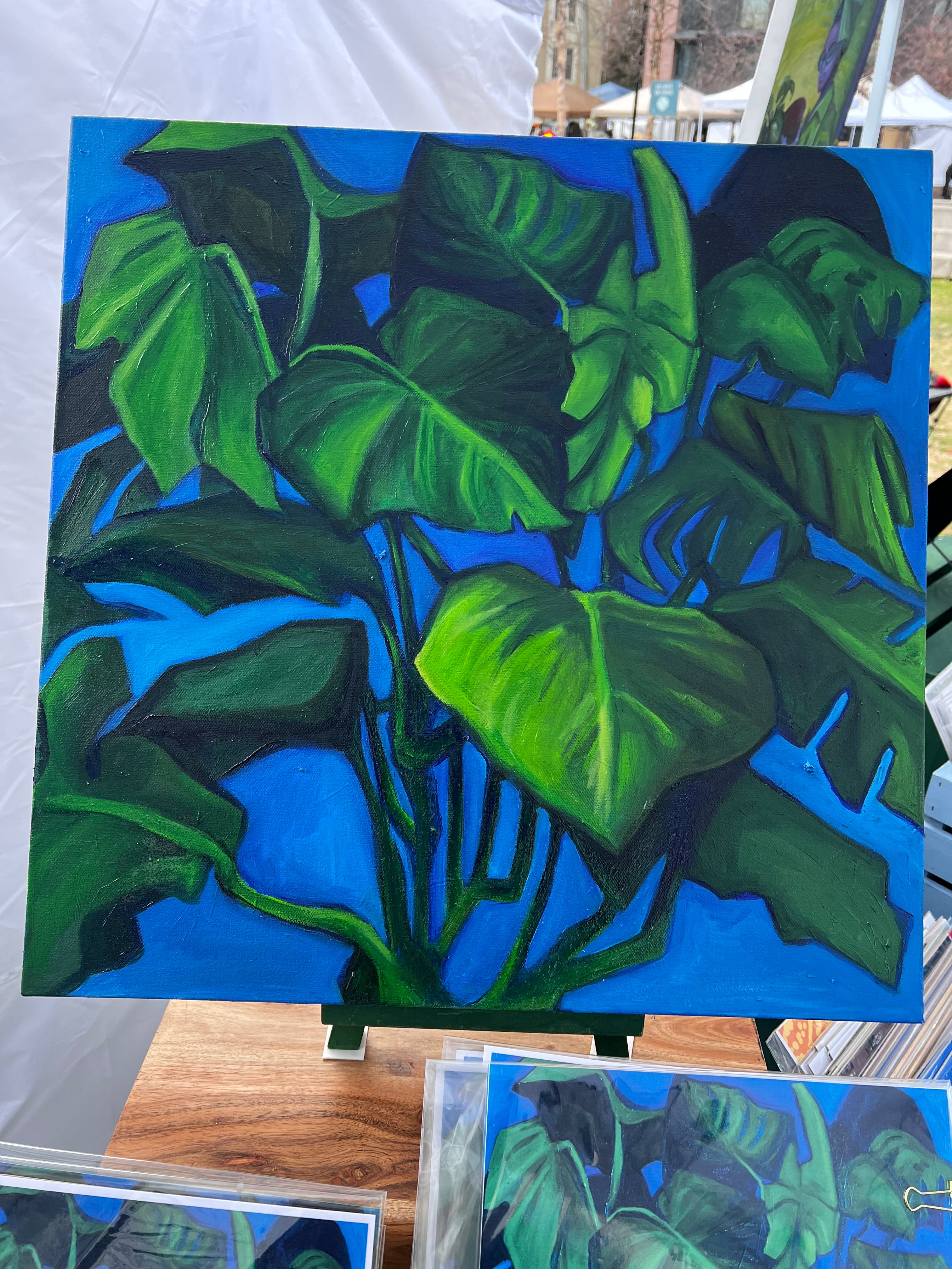 Mimi my Monstera- Oil Painting - 2025