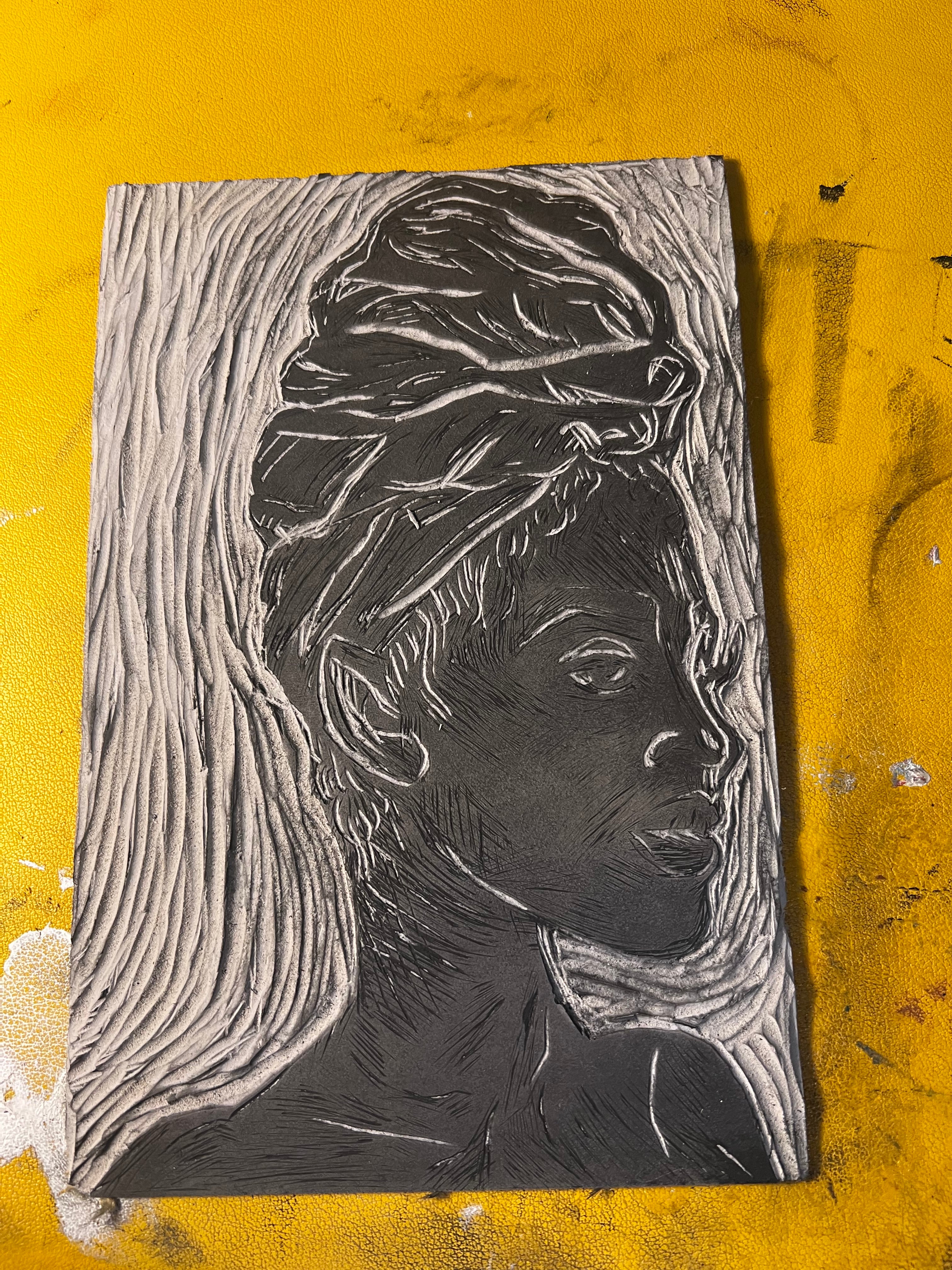 Lifted Linocut - 2023