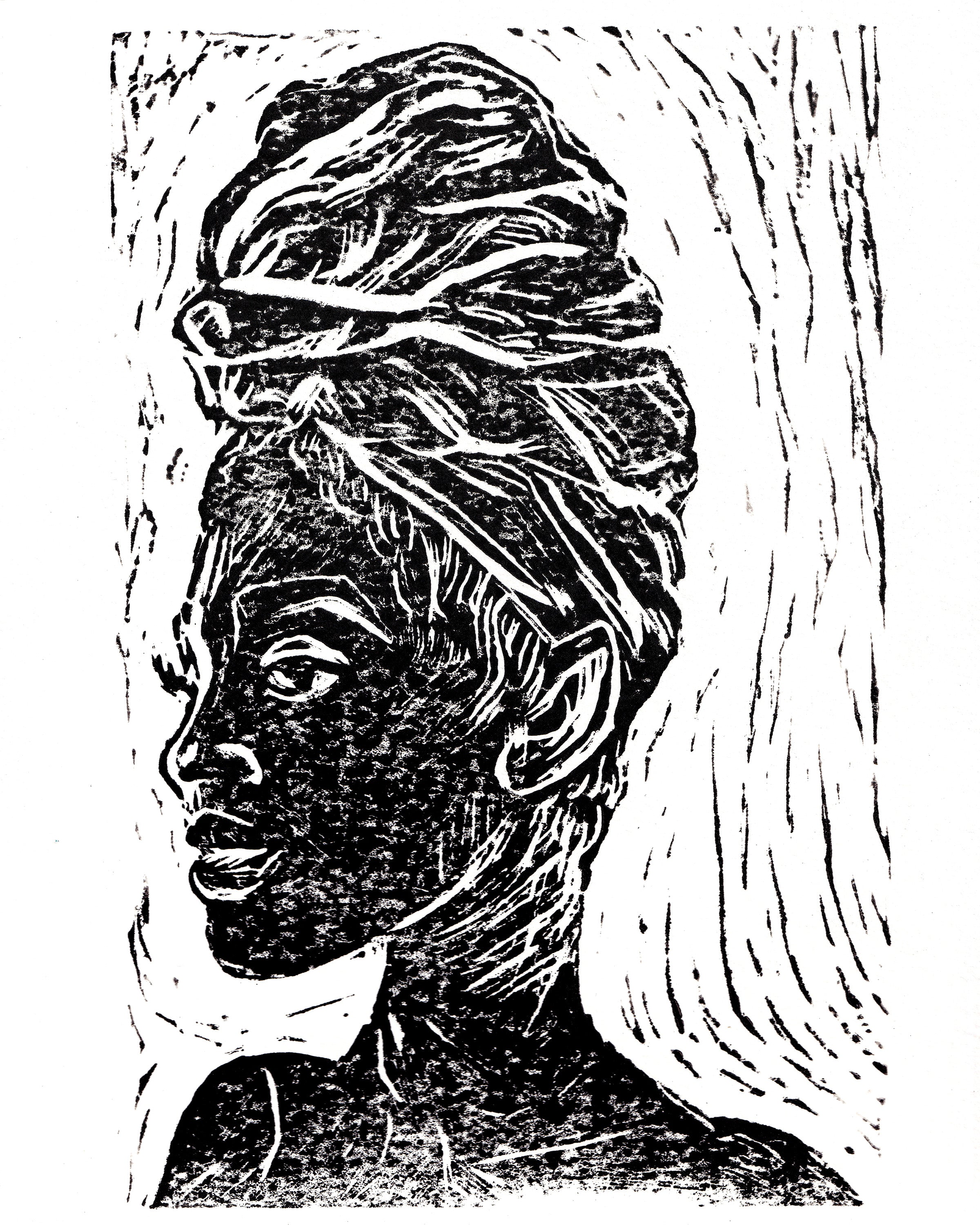 Lifted Linocut - 2023