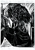 Don't Rush Me - Linocut